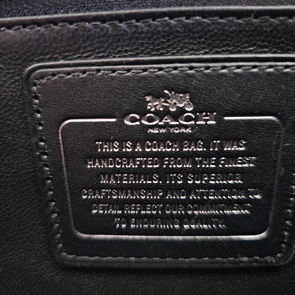 Coach EUC Drifter Black Leather Satchel - Picture 2 of 9